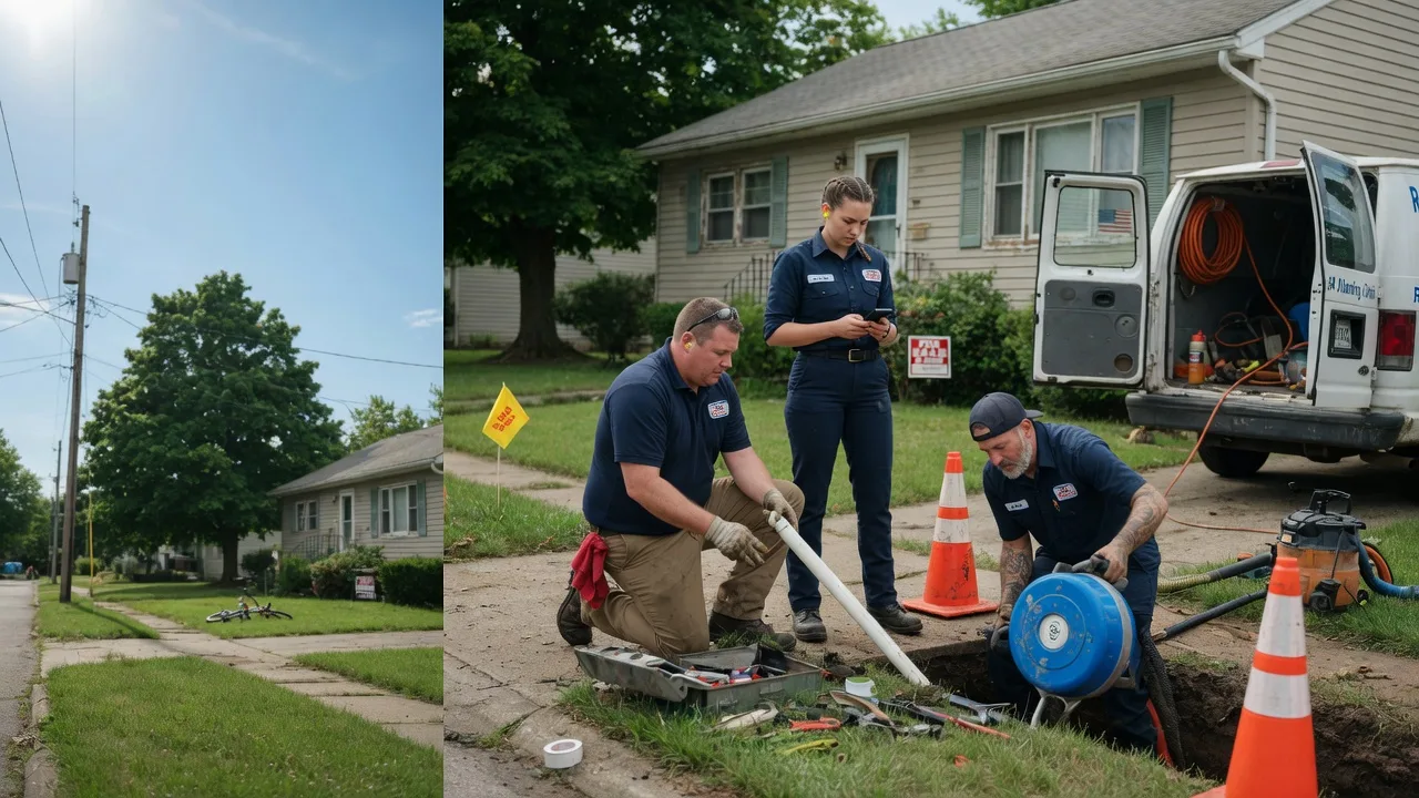 Sewer Line Repair in Russiaville, IN near me